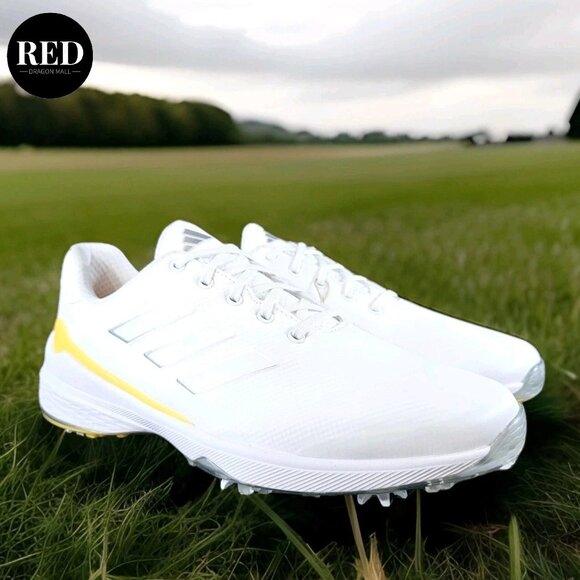 Adidas ZG23 Cloud White Silver Metallic Spark IF0329 Golf Shoes - Men’s Size 13 main image 12